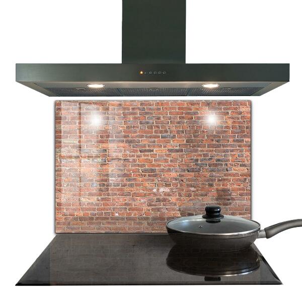 Kitchen splashback Brick wall texture