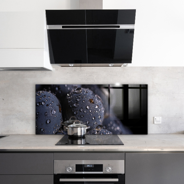 Kitchen splashback Juicy blueberries