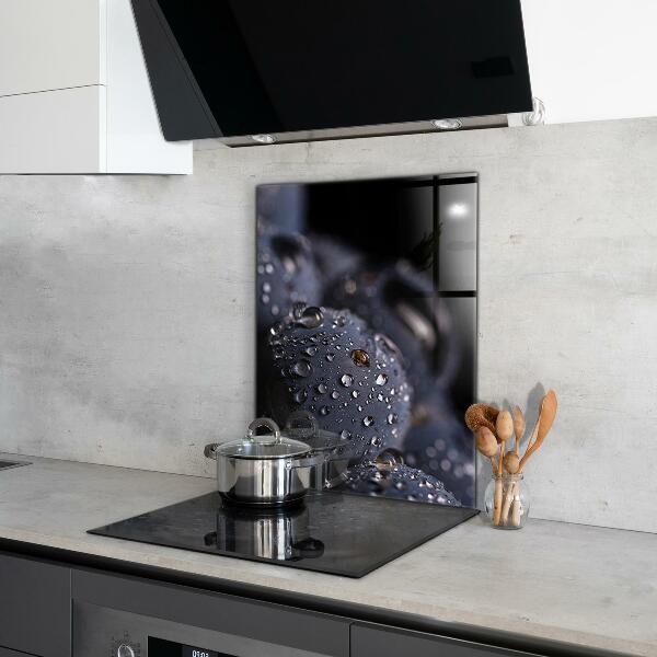 Kitchen splashback Juicy blueberries