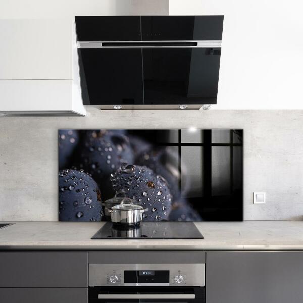 Kitchen splashback Juicy blueberries