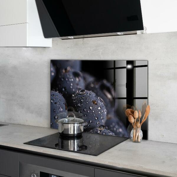 Kitchen splashback Juicy blueberries