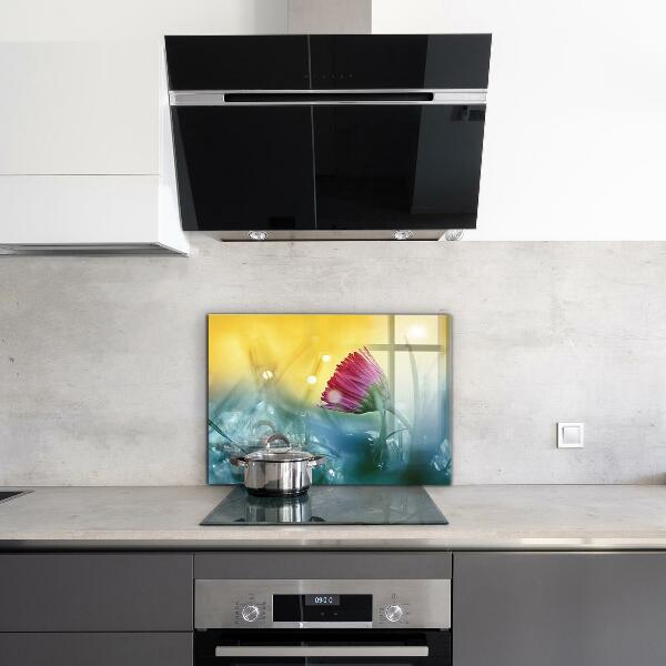 Kitchen splashback Delicate daisy in the meadow