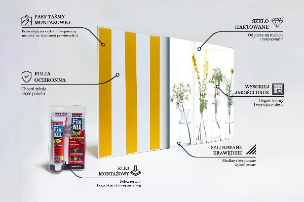 Kitchen splashback Natural herbs health