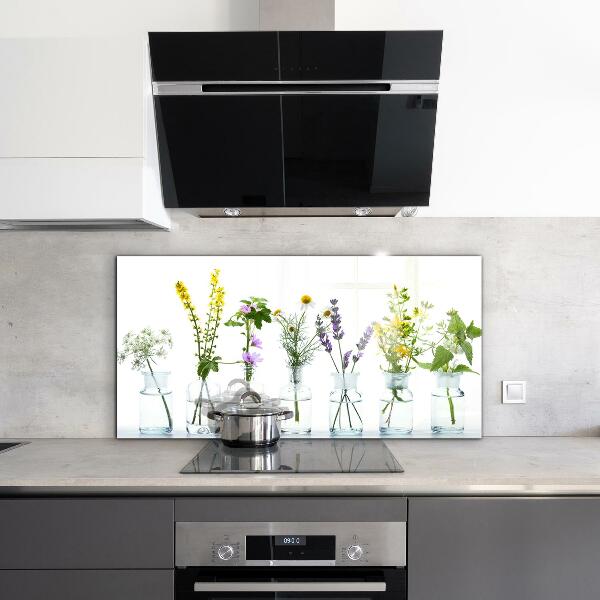 Kitchen splashback Natural herbs health