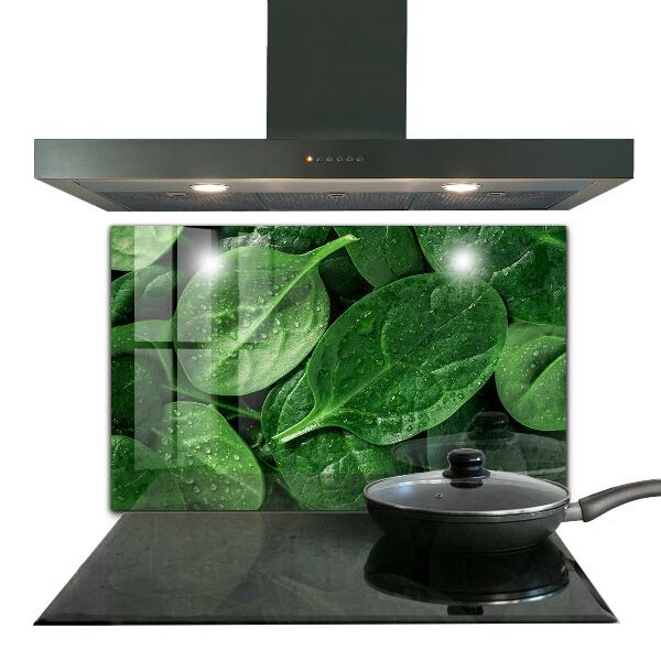 Kitchen splashback Spinach leaves health