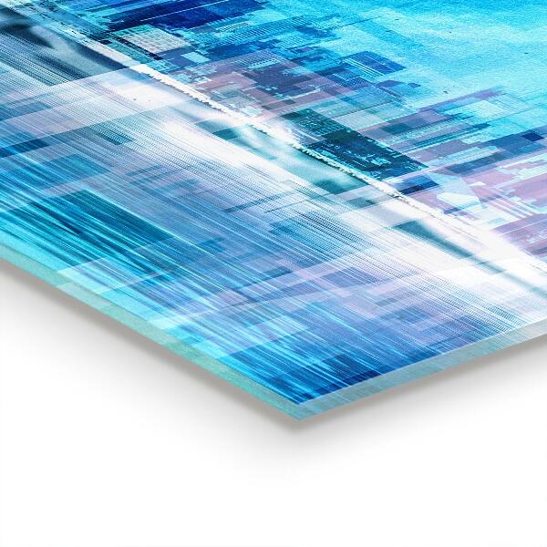 Kitchen splashback Panorama of manhattan new york