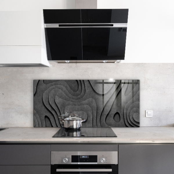 Kitchen splashback Gray texture abstraction