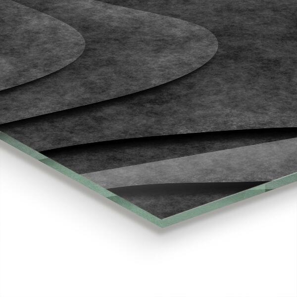 Kitchen splashback Gray texture abstraction