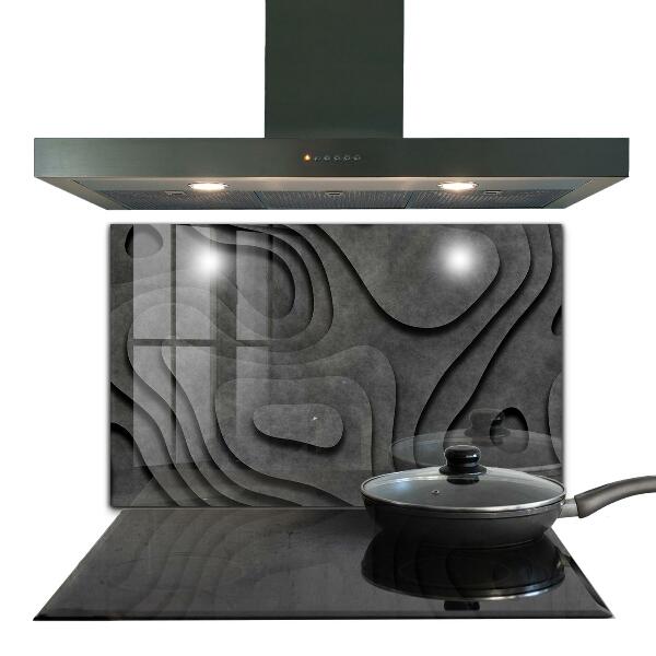 Kitchen splashback Gray texture abstraction