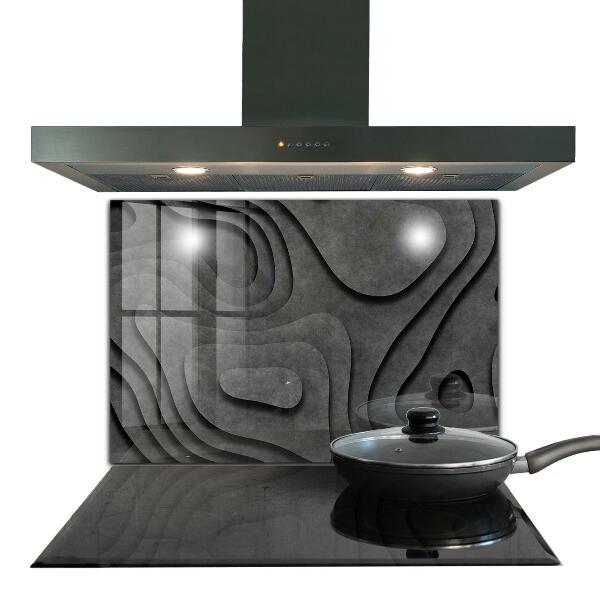 Kitchen splashback Gray texture abstraction