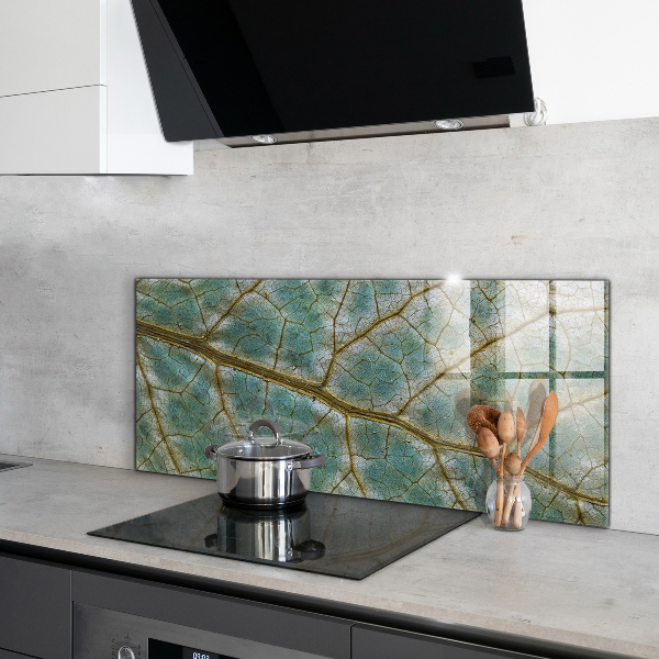 Kitchen splashback Leaf texture