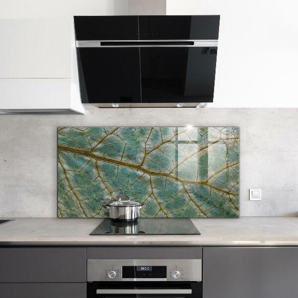 Kitchen splashback Leaf texture