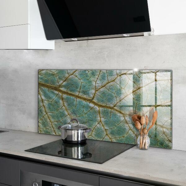 Kitchen splashback Leaf texture