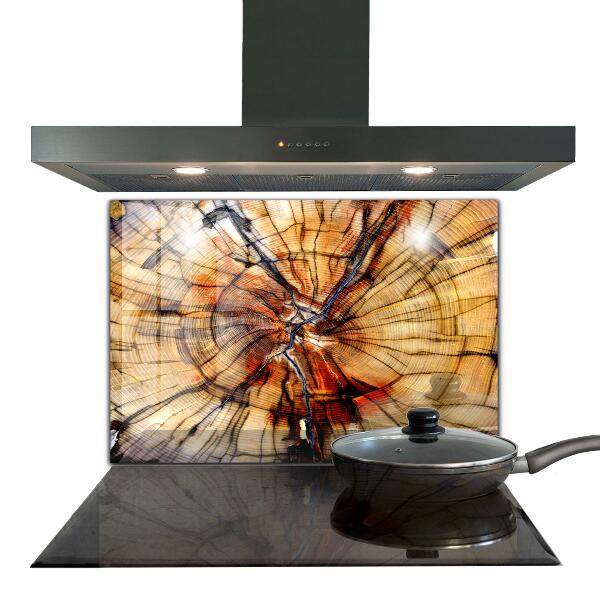 Kitchen splashback Natural wood grains