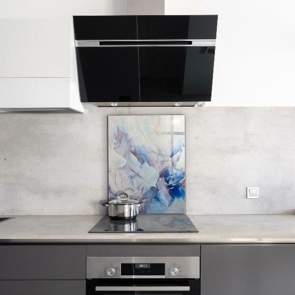 Kitchen splashback Texture paint abstraction