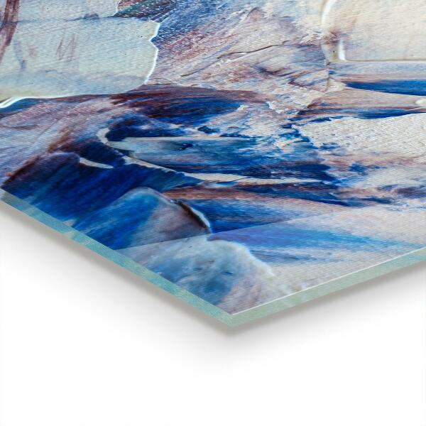 Kitchen splashback Texture paint abstraction