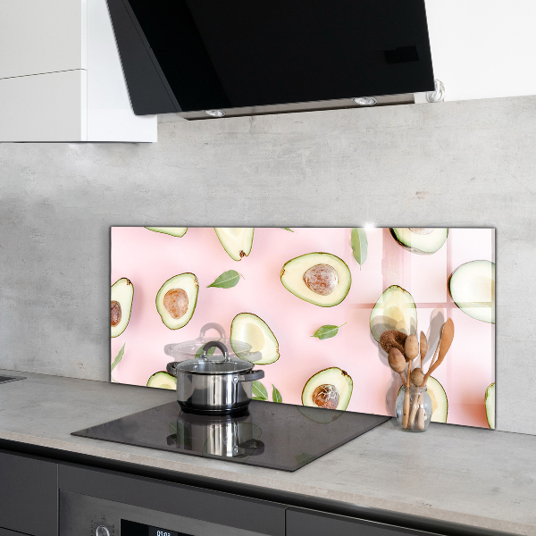 Kitchen splashback Composition with avocado