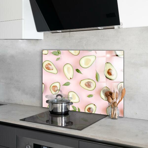 Kitchen splashback Composition with avocado