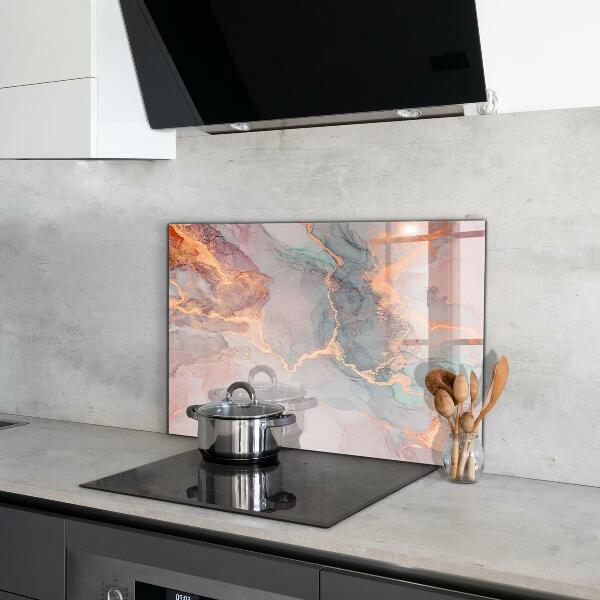 Kitchen splashback Marble texture
