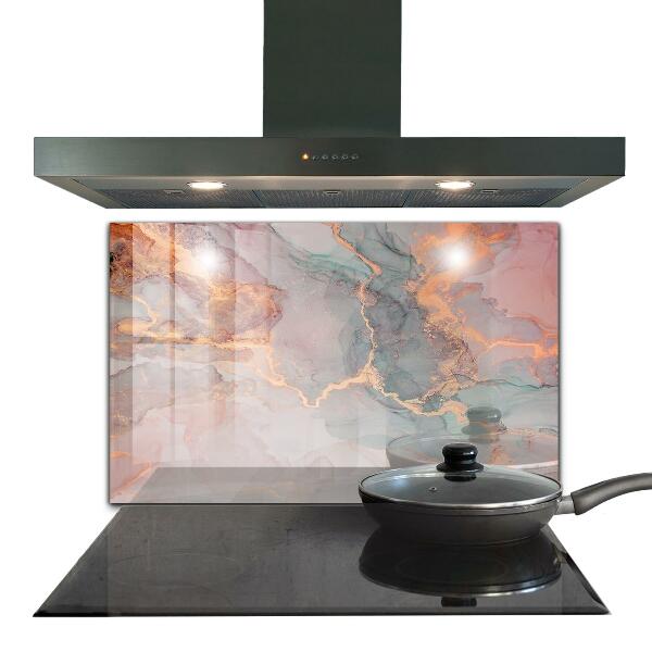 Kitchen splashback Marble texture