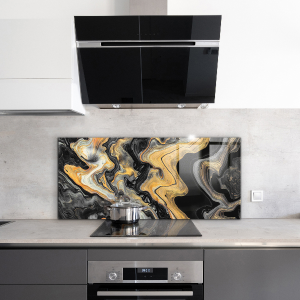 Kitchen splashback Marble modern art