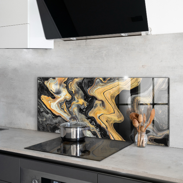 Kitchen splashback Marble modern art