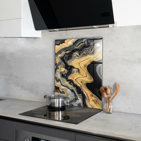 Kitchen splashback Marble modern art