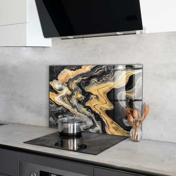 Kitchen splashback Marble modern art