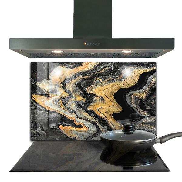 Kitchen splashback Marble modern art