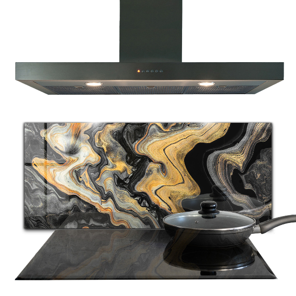 Kitchen splashback Marble modern art