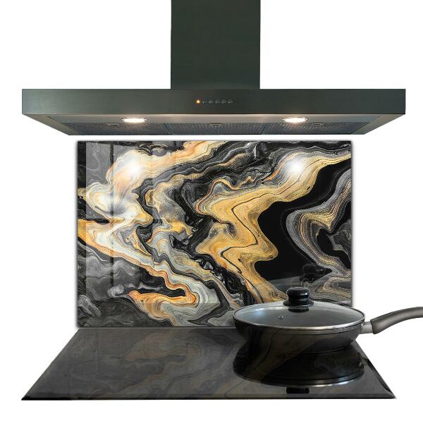 Kitchen splashback Marble modern art