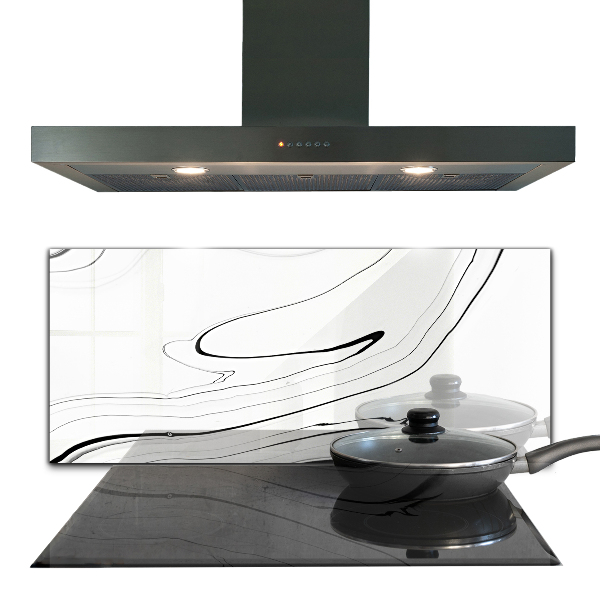 Kitchen splashback Delicate texture