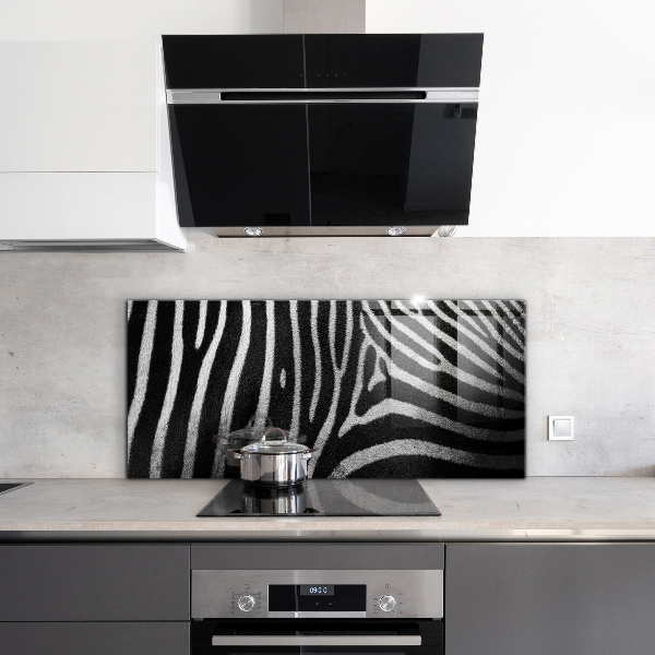 Kitchen splashback Zebra skin african ext