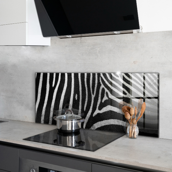 Kitchen splashback Zebra skin african ext