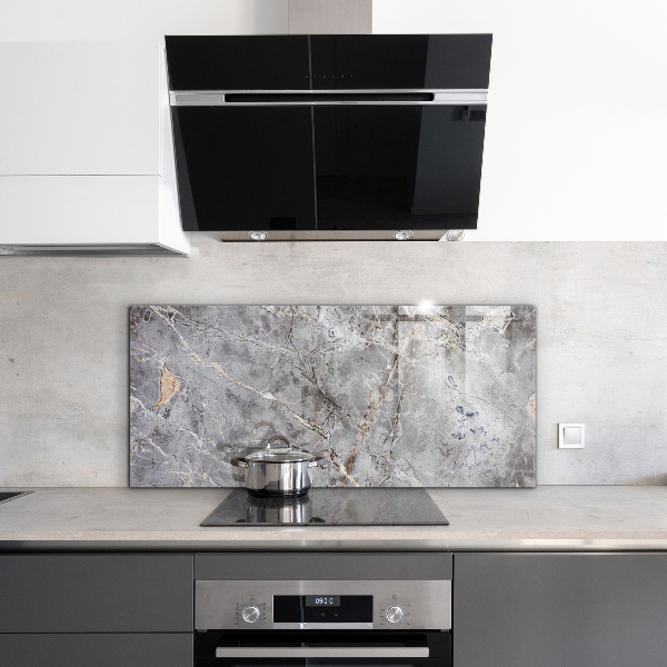 Kitchen splashback Gray granite marble stone