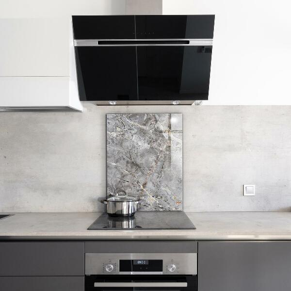 Kitchen splashback Gray granite marble stone
