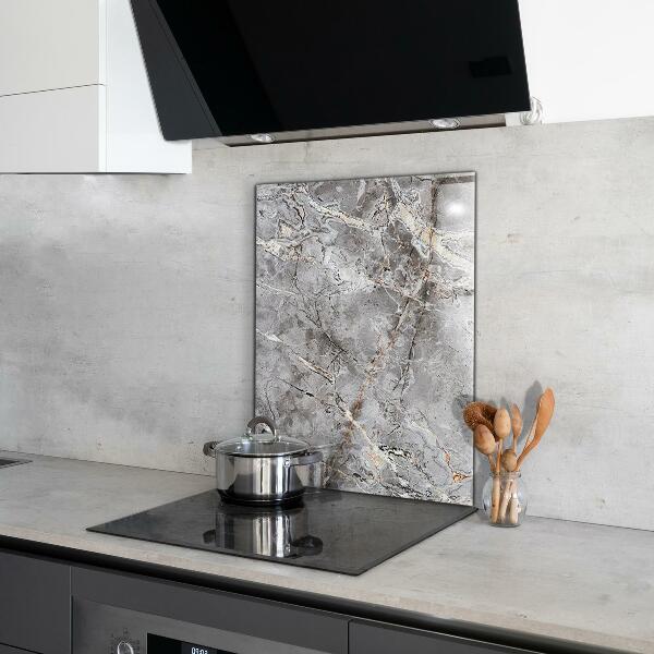 Kitchen splashback Gray granite marble stone