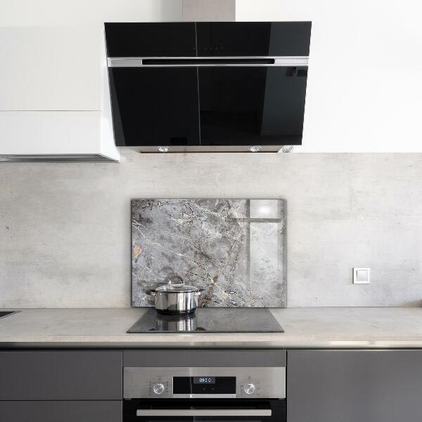 Kitchen splashback Gray granite marble stone