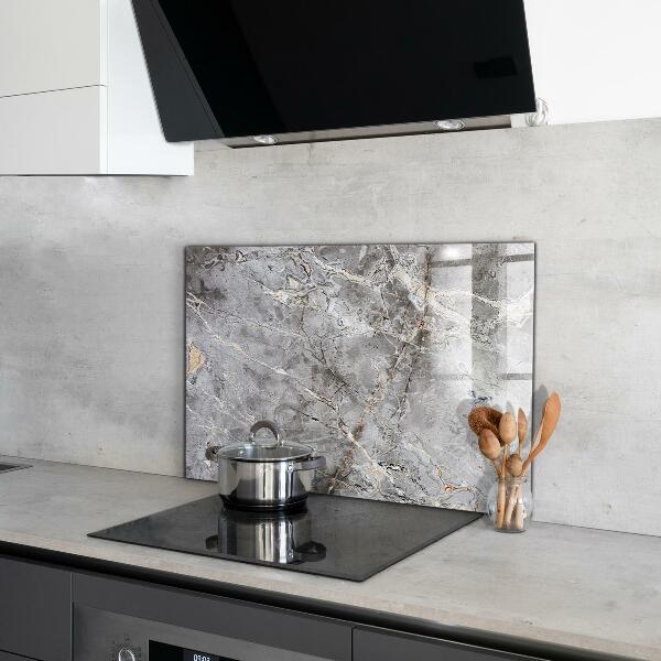 Kitchen splashback Gray granite marble stone