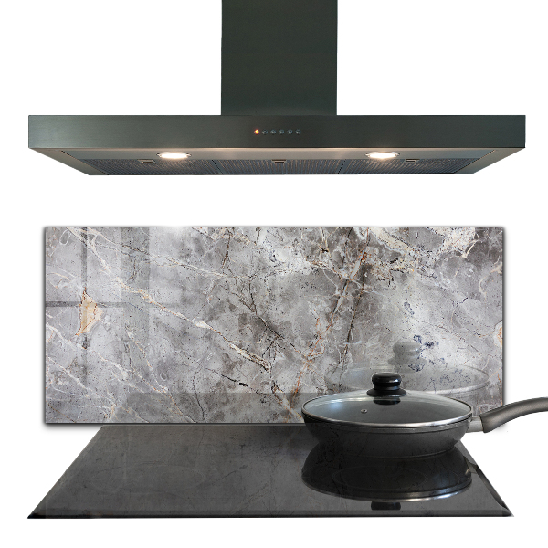 Kitchen splashback Gray granite marble stone