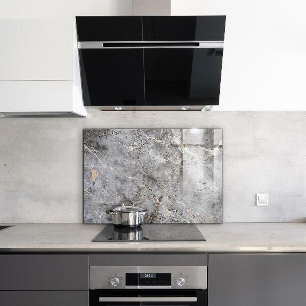 Kitchen splashback Gray granite marble stone