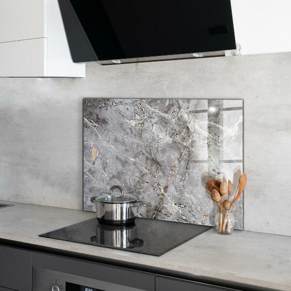 Kitchen splashback Gray granite marble stone
