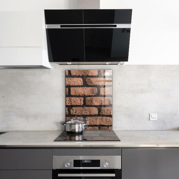 Kitchen splashback Natural brick wall