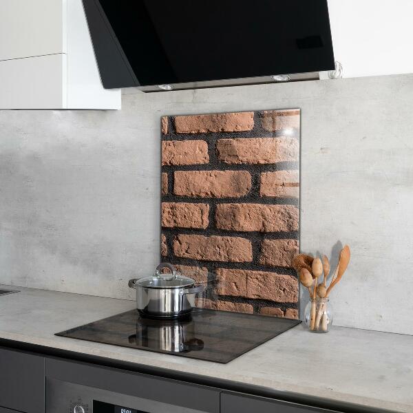 Kitchen splashback Natural brick wall
