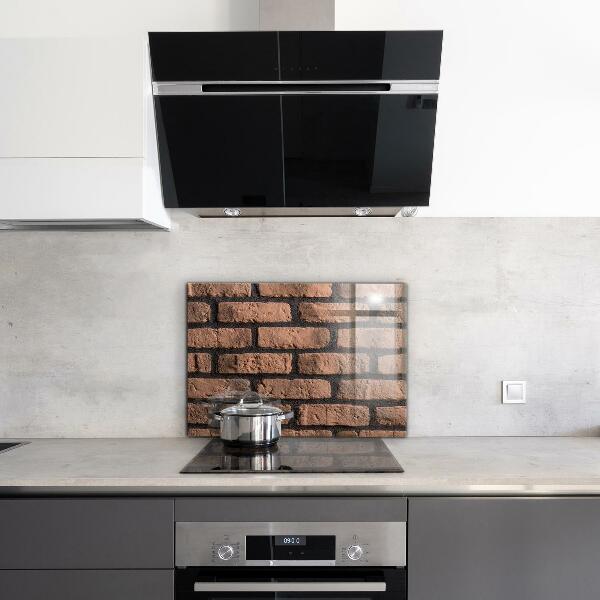 Kitchen splashback Natural brick wall
