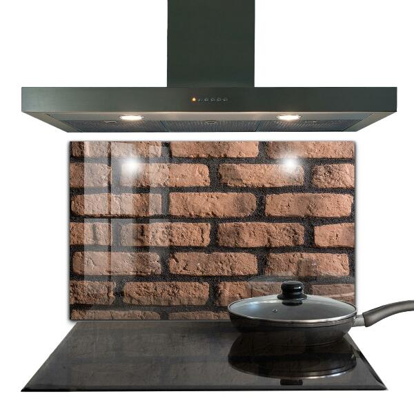 Kitchen splashback Natural brick wall