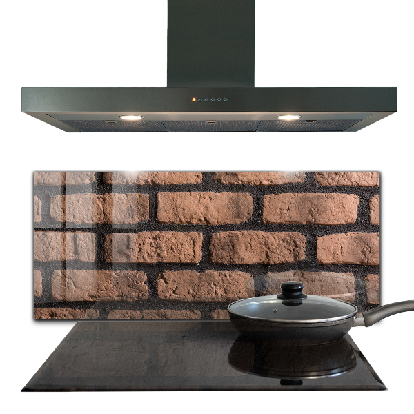 Kitchen splashback Natural brick wall