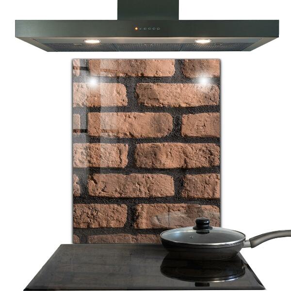 Kitchen splashback Natural brick wall