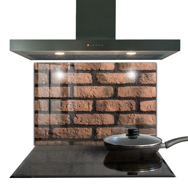 Kitchen splashback Natural brick wall