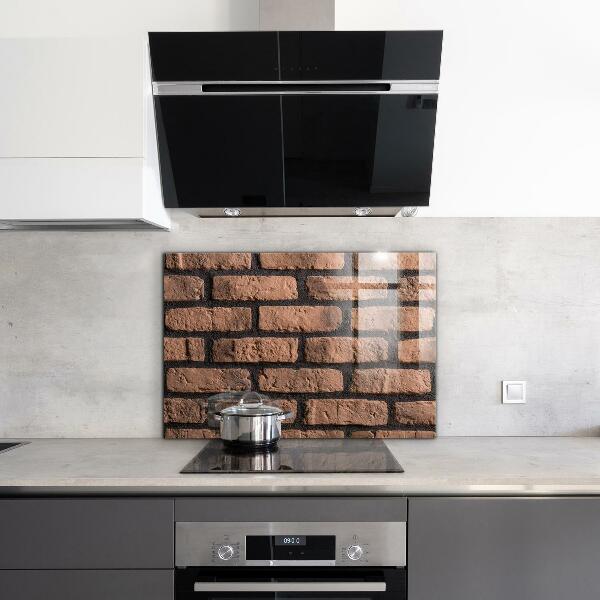 Kitchen splashback Natural brick wall